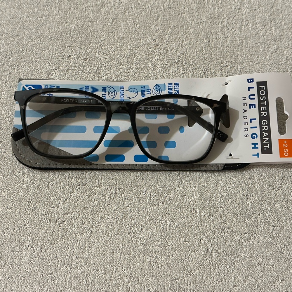 Foster Grant Black Blue Light Glasses